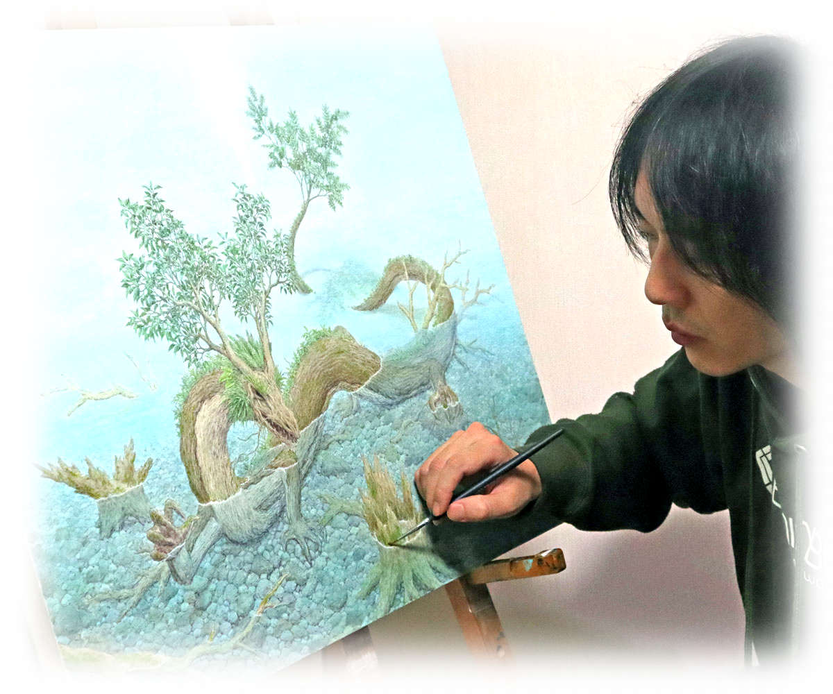 中村智哉　アクリル画